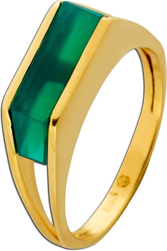 Jade ring gold - ring,