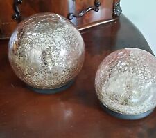 Deko Leuchtkugeln neuwertig 2 Stück