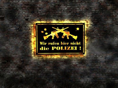Led warnschild schild wir - led,