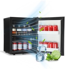 Minikühlschrank 30L Minibar Getränkekühlschrank Hotel Kühlschrank + Schloss LED