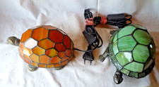 Lampe Tiffany Tischlampe Schildkröte  22 x 14 x 12 cm