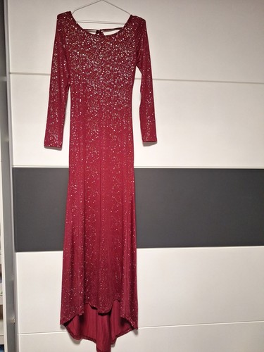 Damen abendkleid weinrot - abendkleid,