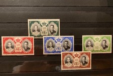 Briefmarken Monaco 1956, Hochzeit Grace Kelly und Rainier, postfrisch