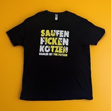 T-Shirt # Gr. XXL # „ Saufen … Radler ist für … „ BALLERMANN Party # PROVOKANT