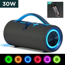 Tragbarer Bluetooth Lautsprecher Stereo Bass Musikbox Radio AUX USB TF-Karte TWS