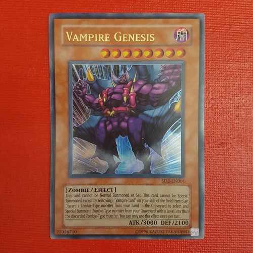 Yugioh vampire genesis - vampire,