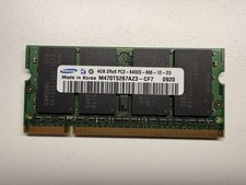 1x4GB DDR2 SO-DIMM 800 MHz