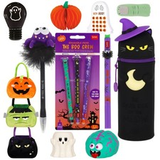Legami Halloween Erasables löschbare Gelstifte Boo Crew Katze Skelett Zombie