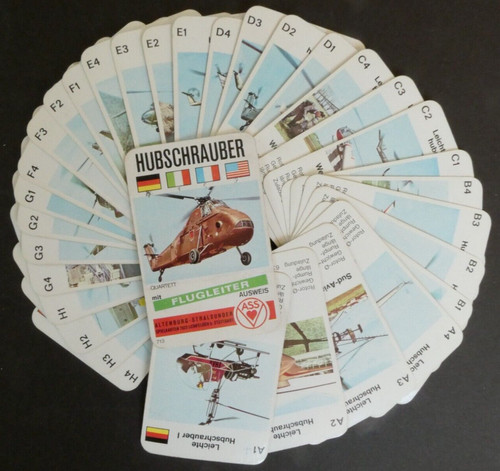 Hubschrauber quartett ass - hubschrauber,