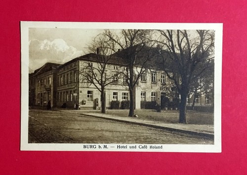 Burg bei magdeburg - ak, 1926