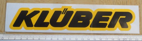 Klüber sticker vintage - klÜber,
