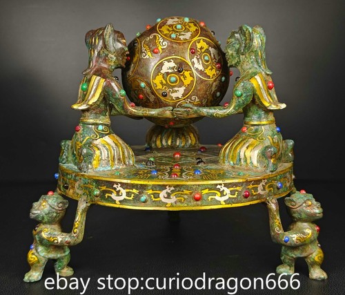 Bronze ware vergoldet - ware,