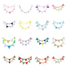 Bunte Wimpel Girlande