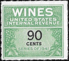 US #RE144 MNH 1942 90c Wines