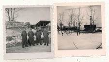 2 x Foto - Bunker in Russland - 2.WK - benannt -