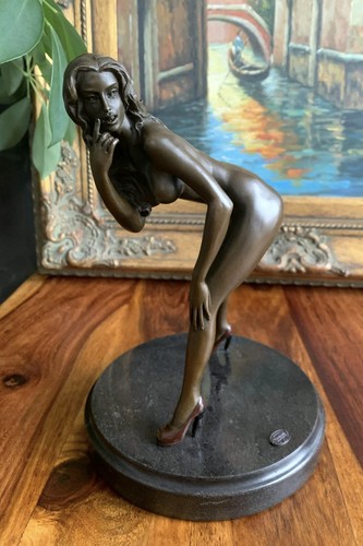 Bronzefigur jungfrau bronze - jungfrau,