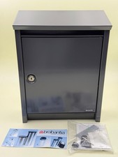 3/4  Brabantia Modern Collection Briefkasten verzinkter Stahl mit Schloss