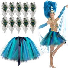 Damen Pfau Kostüm, Tüllrock