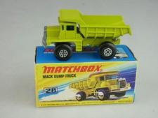 28-A Mack Dump Truck - 52202 Matchbox Superfast Lesney