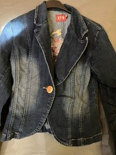 Jeans Blazer Jacke, Größe S