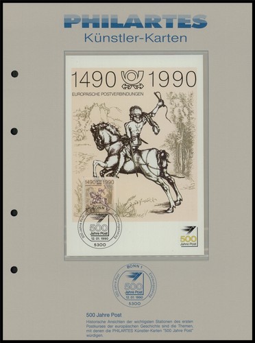 Brd philartes künstler karte - philartes, kÜnstler-karte