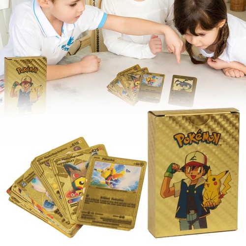 Pokémon spielkarten goldfolie - spielkarten,