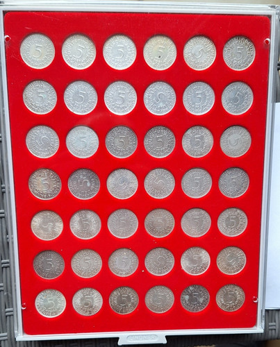 Brd 5 dm kursmünzen - brd:, x