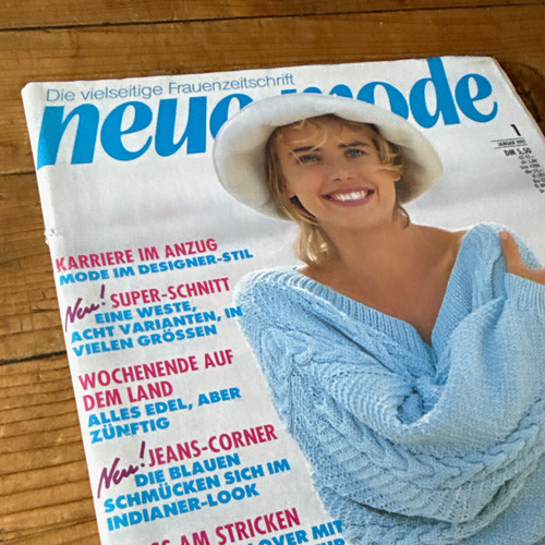 Neue mode 1992 ausgabe 1 - mode,