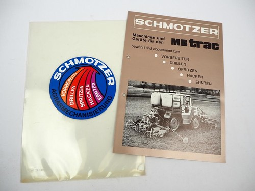 Original prospekt schmotzer - original,