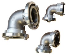 Rohrbogen 90° Storz A B C