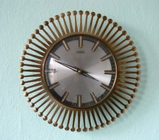 MEISTER ANKER WANDUHR  SONNE SUNBURST MIDCENTURY DESIGN 50ER JAHRE