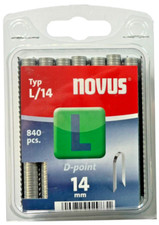 Novus 840 Tackerklammern  Typ L L/14 D-Point Rundklammern 7,7 x 14 mm 042-0727