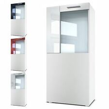 Vitrine Standvitrine Hängevitrine Highboard Hochschrank Movie Weiß