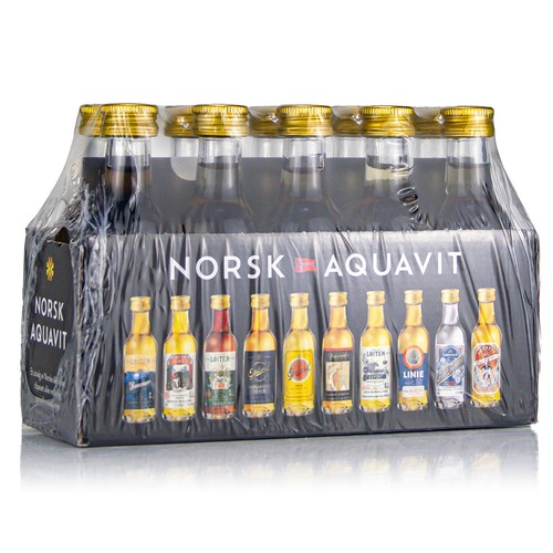 Norsk aquavit tastingset - norsk,