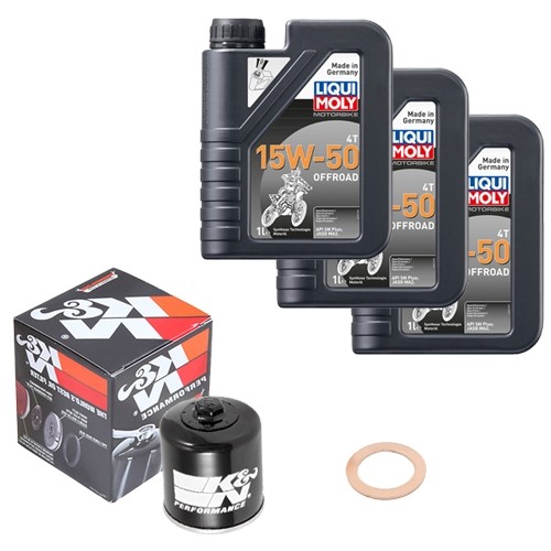 ölfilter set limol 15w 50 - k&n,