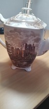Vintage Teekanne, Old Castle, Johnson Brose, England 
