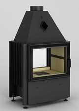 Kamineinsatz 🟡 VHB Heizeinsatz Ofen Kamin Holzofen Tunnel VOLCANO FDT 11KW