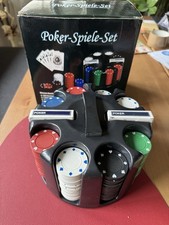 Poker Rack mit Chips und Karten Poker Set Neu