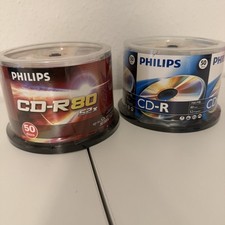 Philips 100 Rohlinge CD-R 80 Minuten 700MB 52x Speed 2x 50er Spindel NEU & OVP