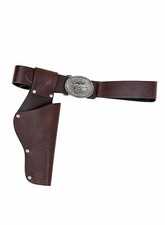 Western Pistolengürtel braun - Brauner Coltgürtel mit Holster