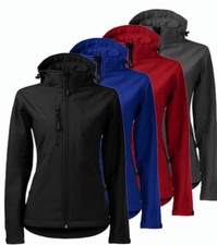 Softshelljacke mit Kapuze -