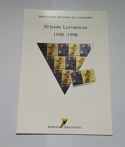 1948 1998 schwarzdruck - 1948-1998,, block