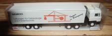 Wiking-Werbemodell  HO 1:87 MAN Koffersattelzug "Siemens Immer in Bewegung "