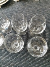 6X Gral Glas mit Stempel