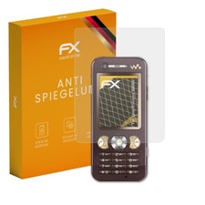 atFoliX 3x Displayfolie für Sony-Ericsson W890i Schutzfolie matt&stoßfest Folie