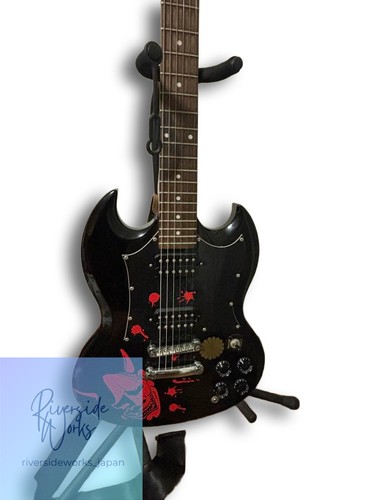 Epiphone gitarre black devil - black,