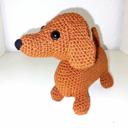 Amigurumi dackel braun - amigurumi,