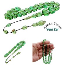 Tesbih Tespih Yesil Yen Zar Ahmet Turan Zar SIKMA Gebetskette Tasbih Prayerbeads