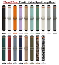 Nylon Armband Sport Loop für Samsung Galaxy Watch 3 4 5 6 7 FE Active 2 40/44mm
