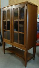 Antik Weichholz Vitrine Wandschrank Bücherregal Glasschrank Bibliothek 156x103cm